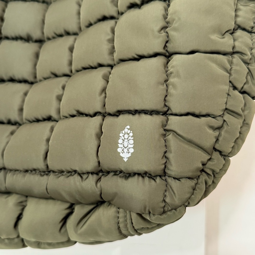 FP Movement by Free People Olive Green Quilted Shoulder Bag - Picture 6 of 16